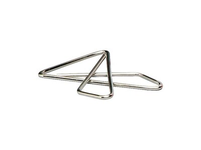 ACCO Ideal Butterfly Clamps, Small, Silver, 50/Box (A7072620)