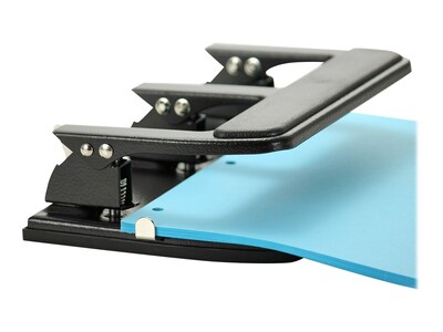 Officemate Heavy Duty  3-Hole Punch with Padded Handle, 40 Sheet Capacity, Black (90089)