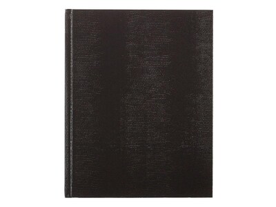 Blueline Executive Hardcover Journal, 8.5 x 10.75, College Ruled, Black, 150 Pages (A10.81)