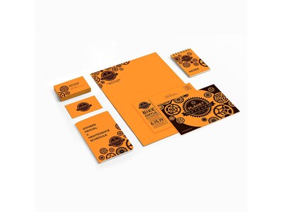 Astrobrights Cardstock Paper, 65 lbs, 8.5" x 11", Cosmic Orange, 250/Pack (22851)