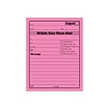 Adams While You Were Out Memo Pads, 4.25 x 5.5, Assorted Colors, 50 Sheets/Pad, 6 Pads/Pack (9711N