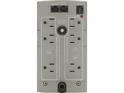 APC Back-UPS 350VA Battery Backup and Surge Protector, 6-Outlets, Beige (BK350)