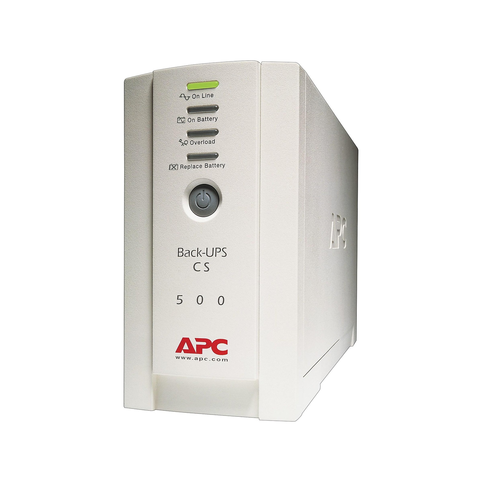 APC Back-UPS 500VA Battery Backup and Surge Protector, 6-Outlets, Beige (BK500)