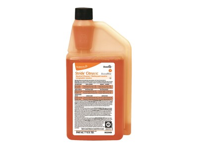Stride SC 3 Multipurpose Cleaner for Diversey Accumix, Citrus, 946 mL / 1 U.S. Qt.,  6/Carton (90390