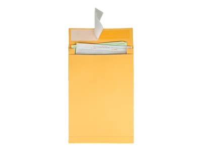 Quality Park Self Seal Catalog Envelopes, 10"L x 13"H, Brown, 25/Pack (QUA93336)