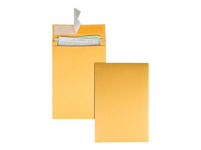 Quality Park Self Seal Kraft Catalog Envelopes, 10"L x 13"H, Brown, 25/Pack (QUA93336)