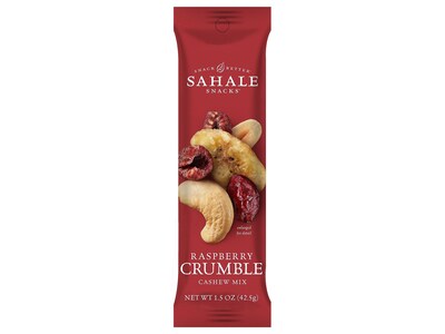 Sahale Crumble Cashew Snack Mix, Raspberry, 1.5 Oz., 18/Carton (SMU00362)