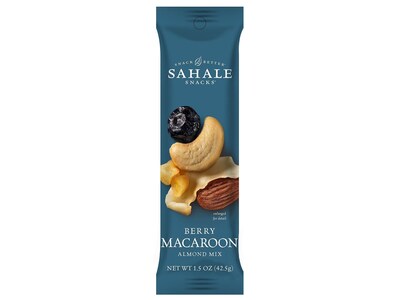 Sahale Berry Macaroon Almond Snack Mix, Coconut, 1.5 Oz., 18/Carton (SMU00361)