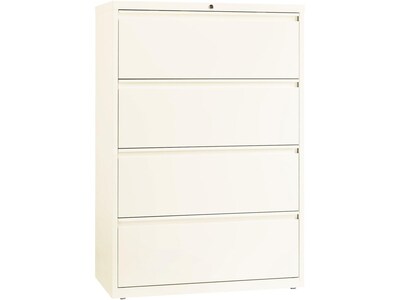 Lorell 4 Drawer Lateral File Cabinet Locking Letter Legal Beige