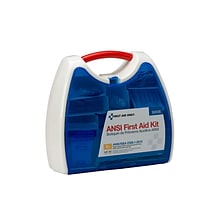 First Aid Only First Aid Kits, 238 Pieces, Blue/White (90698)