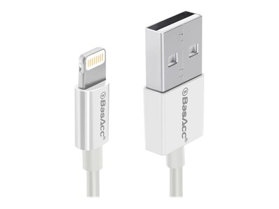 BasAcc Lightning USB Cable for Most Smartphones, White (2105796)