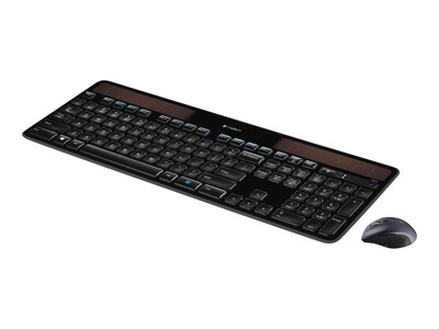 Logitech Solar Combo MK750 Wireless Keyboard & Mouse, Black (920-005002)