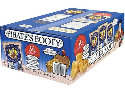Pirate's Booty Cheese Popcorn, .5 oz., 36/Box (220-00092)
