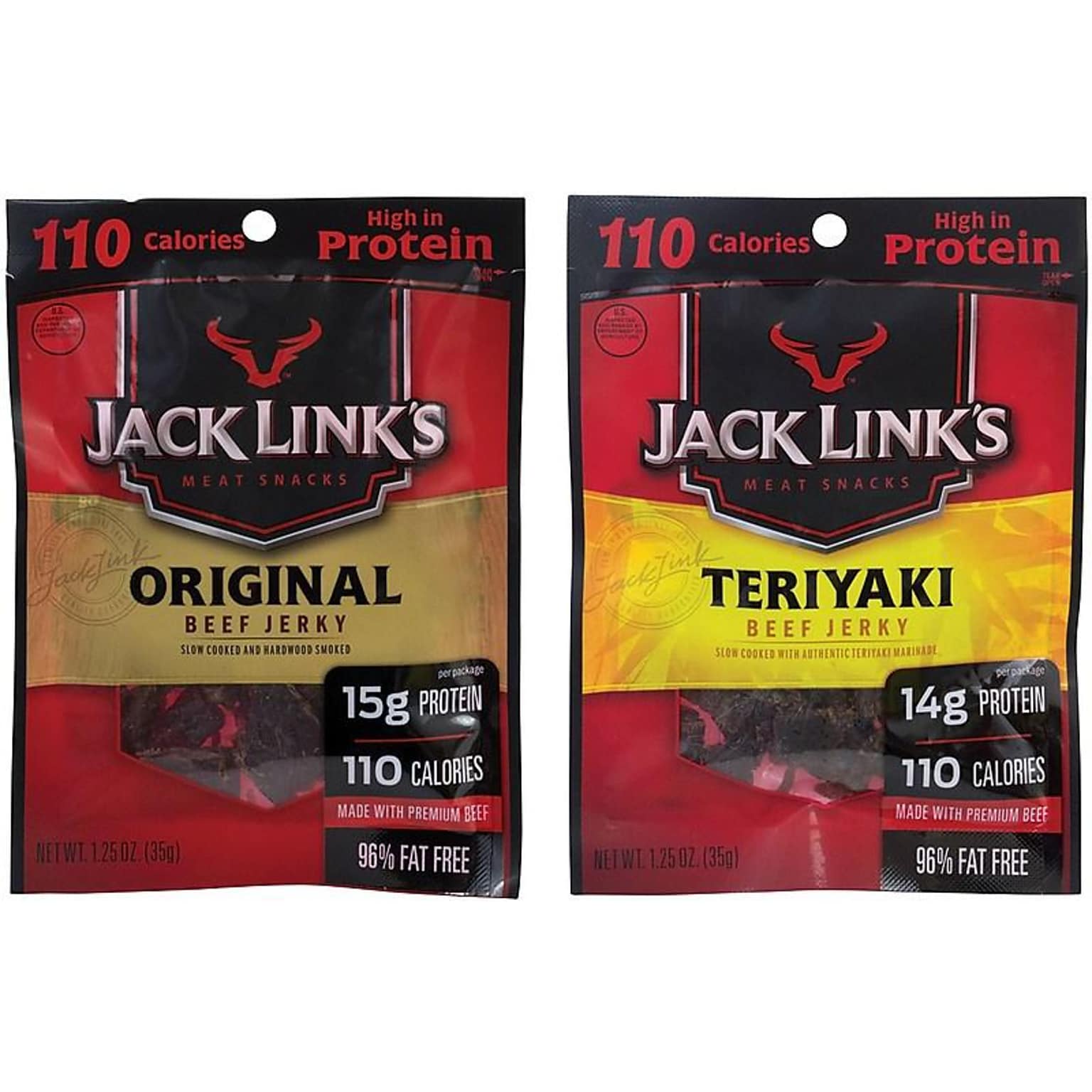 Jack Link’s Variety Beef Jerky, 1.25 oz., 9/Carton (220-00411)