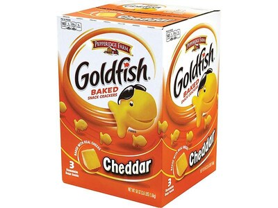 Goldfish Cheddar Crackers, 58 oz., 3 Packs/Box (220-00430)