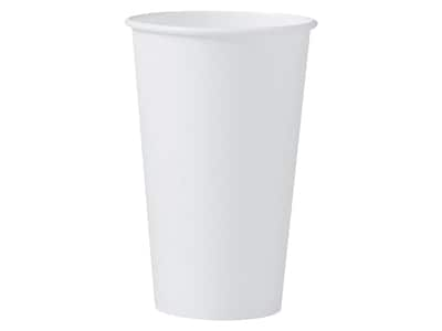 Solo Hot Cups, 16 Oz., White, 1000/Carton (316W-2050)