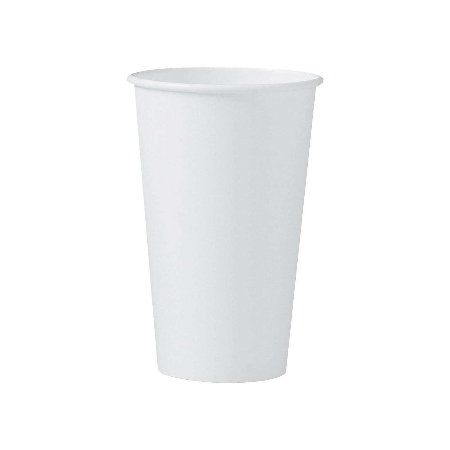 Solo Hot Cups, 16 Oz., White, 1000/Carton (316W-2050)