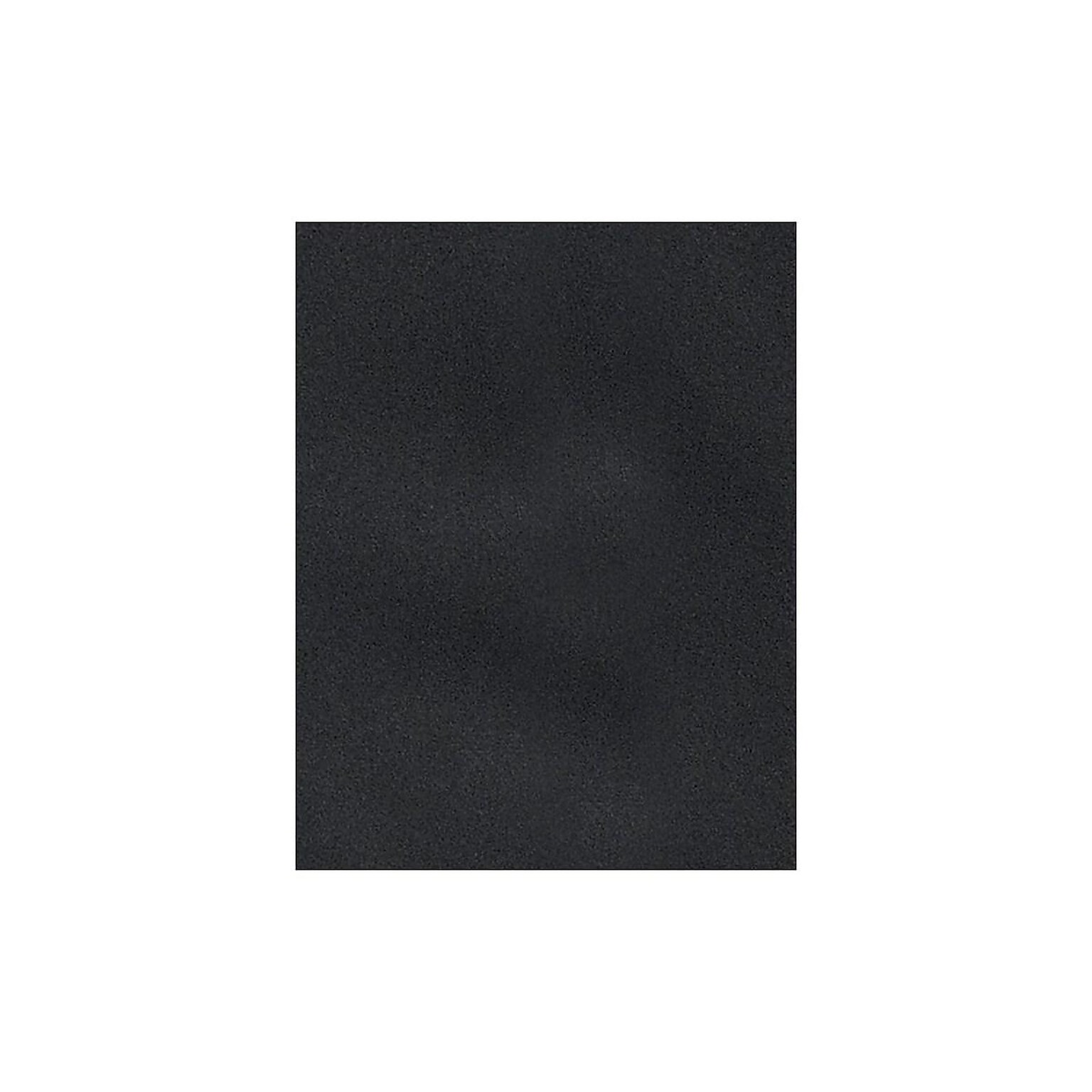 LUX 100 lb. Cardstock Paper, 8.5 x 11, Midnight Black, 50 Sheets/Pack (81211-C-56-50)