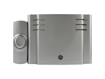 GE 19303 Wireless Smart Door Chime, Nickel (JAS19303)