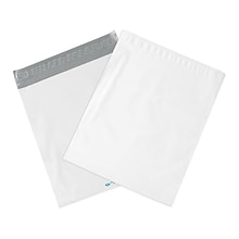 Partners Brand Peel & Seal Expansion Poly Mailer, 10 x 13, White, 100/Carton (EPM10132)