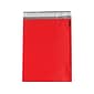 14.5"W x 19"L Peel & Seal Colored Poly Mailer, Red, 100/Carton (CPM1419R)