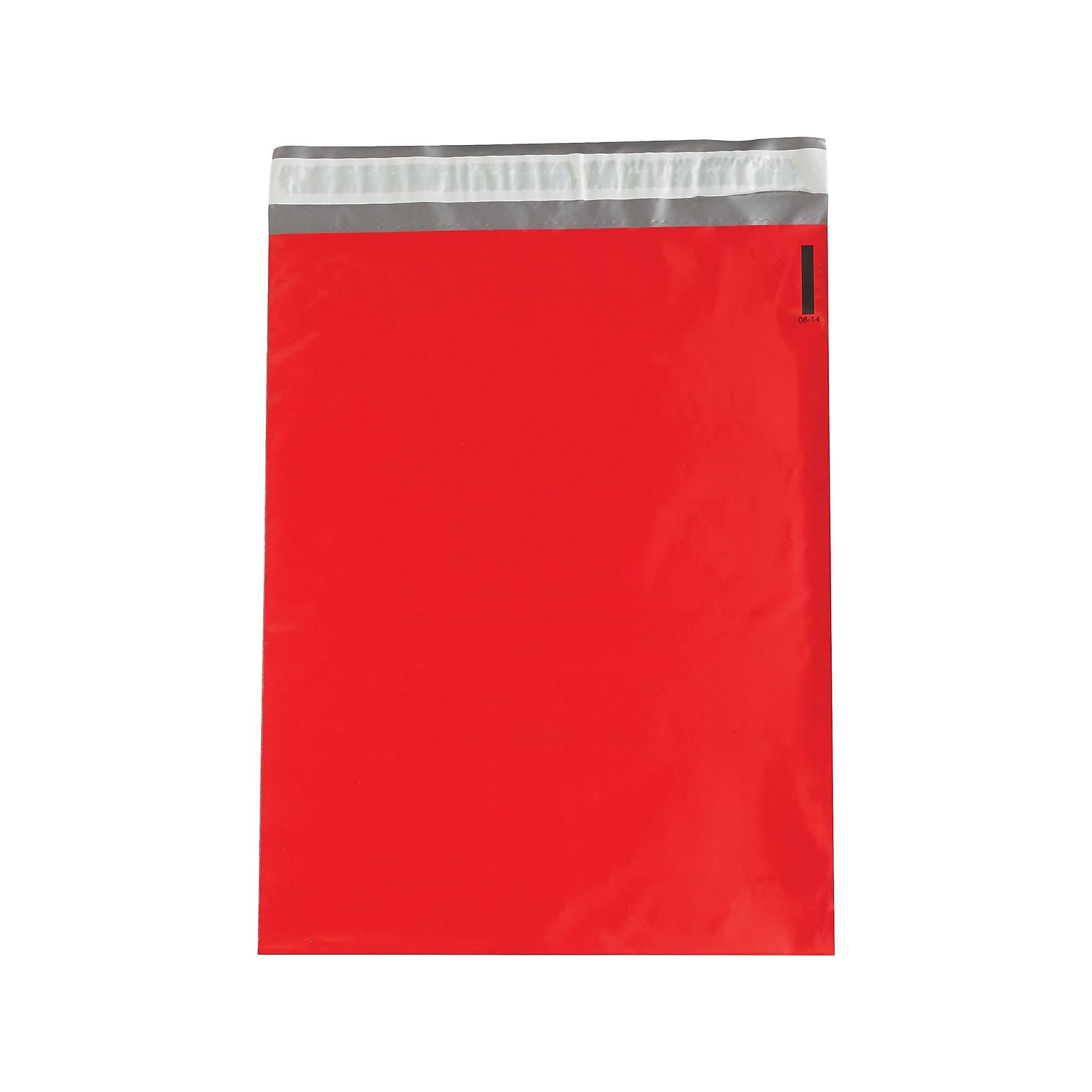 14.5W x 19L Peel & Seal Colored Poly Mailer, Red, 100/Carton (CPM1419R)