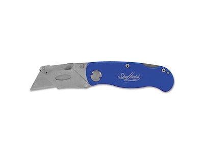 Sheffield Ultimate Lock Back Utility Knife, Blue (12113)