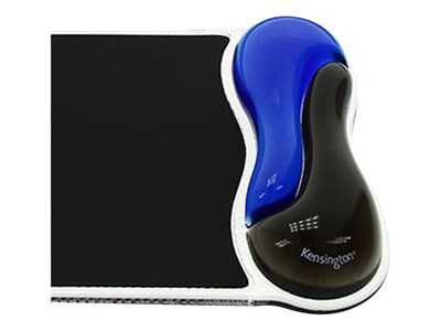 Kensington Duo Gel Mouse Pad, Black/Blue (62401)