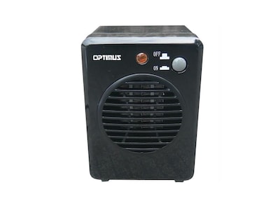 Optimus 250-Watt 853 BTU Portable Ceramic Electric Desk Heater, Black (93578895M)