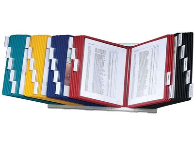 Durable Instaview Document Holder, 8.5" x 11", Veritcal, Table Top, Assorted Colors Plastic (561200)