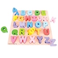 BigJigs Toys Chunky Alphabet Puzzle - Uppercase, Grades PreK-1 (BJTBB055)