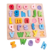 BigJigs Toys Chunky Alphabet Puzzle - Lowercase, Grades PreK-1 (BJTBB106)