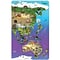 Dowling Magnets Magnetic Wildlife Map Puzzle, Asia & Australia, Grades PreK+ (DO-734120)