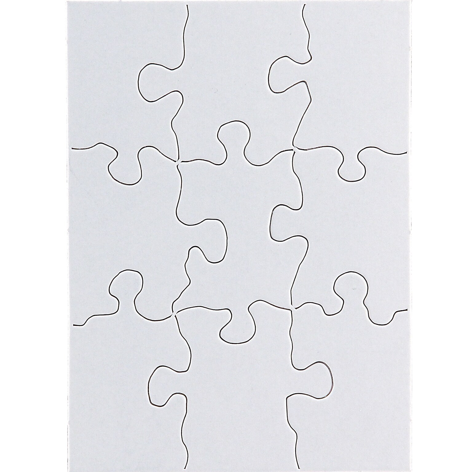 Hygloss Compoz-A-Puzzle®, 4 x 5 1/2 Rectangle, 9 pieces (HYG96113)