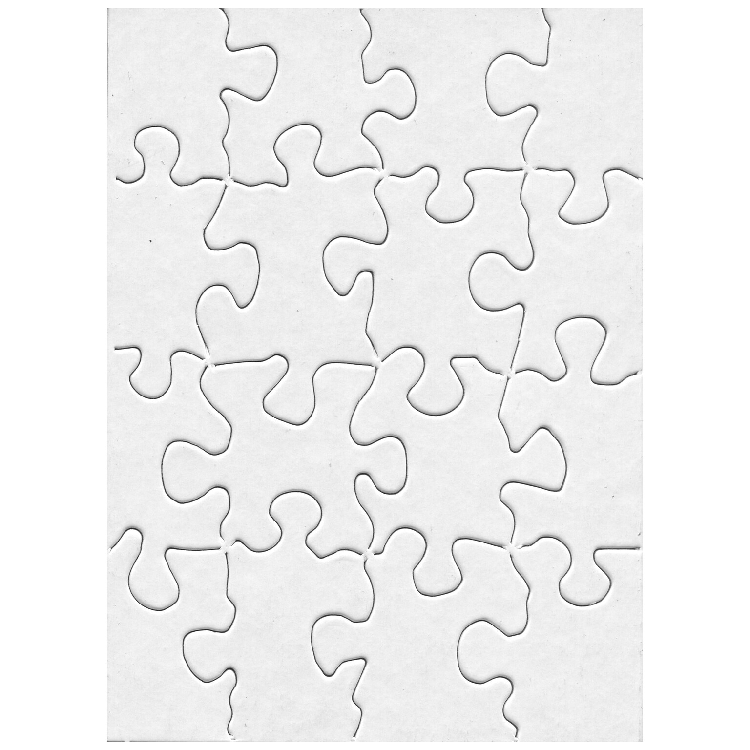 Hygloss Compoz-A-Puzzle®, 4 x 5 1/2 Rectangle, 16 pieces (HYG96123)