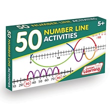 Junior Learning 50 Number Line Activities, Grades 1-3 (JRL325)