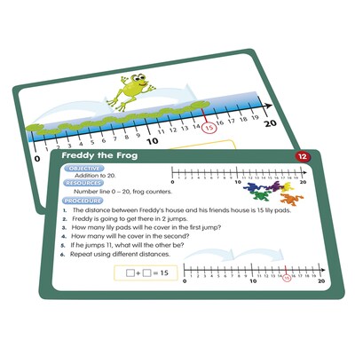 Junior Learning 50 Number Line Activities, Grades 1-3 (JRL325)