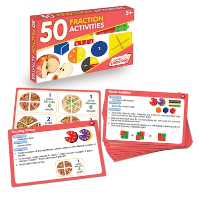 Junior Learning 50 Fraction Activities, Grades 1-5 (JRL331)