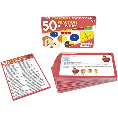 Junior Learning 50 Fraction Activities, Grades 1-5 (JRL331)