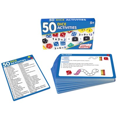 Junior Learning 50 Dice Activities, Grades 1-5 (JRL340)