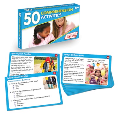 Junior Learning Language Arts Activity Cards, Comprehension, Grades 1+ (JRL355)