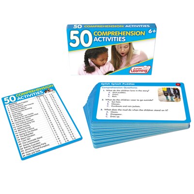 Junior Learning Language Arts Activity Cards, Comprehension, Grades 1+ (JRL355)