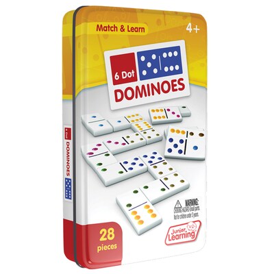 Junior Learning Dot Dominoes, Grades PreK+ (JRL484)