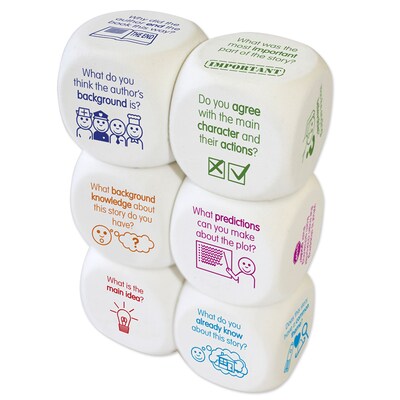 Junior Learning Comprehension Dice, Grades 2-6 (JRL531)