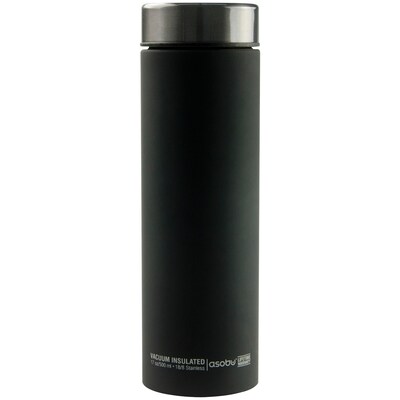 Asobu Le Baton Travel Bottle, Smoke, 17 Oz. (Lb17sm)