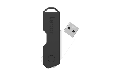 Lexar JumpDrive TwistTurn2 32GB USB Flash Drive (JDTT2-32GABNABK)
