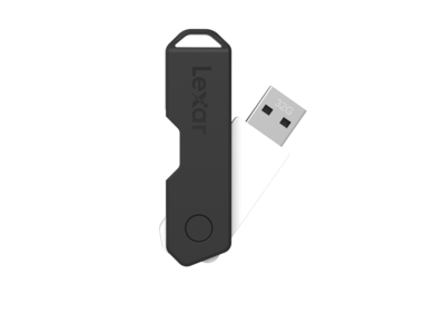 Lexar JumpDrive TwistTurn2 32GB USB Flash Drive (JDTT2-32GABNABK)