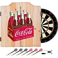 Coca Cola Dart Cabinet Set with Darts and Board - 6 Pack