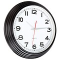 Everyday Home 15 Inch Retro Style Wall Clock - Black