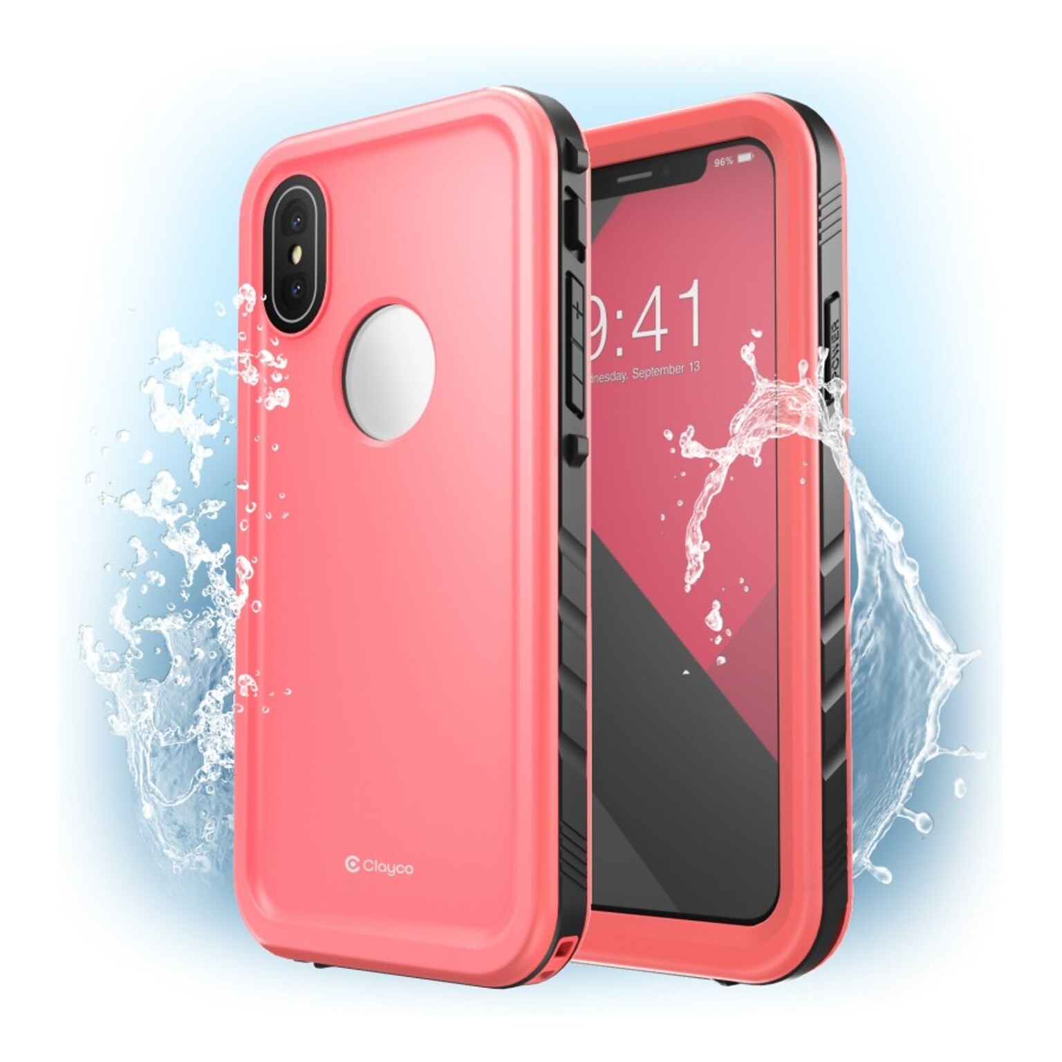 Clayco Pink Case for iPhone XS Max (C-MAX-6.5-OMI-PK)